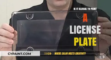 Painting License Plates: Legal or Illegal? Understanding the Law and Consequences