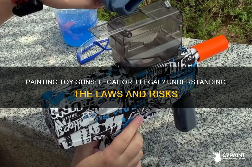is it illegal to paint a toy gun