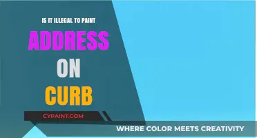 Painting Your Address on the Curb: Legal or Illegal?