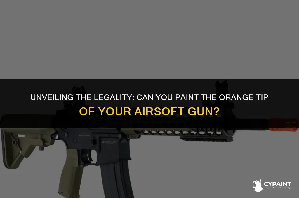 is it illegal to paint orange tip of airsoft gun