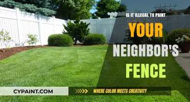 Neighborly Fence Painting: Is It Legal?