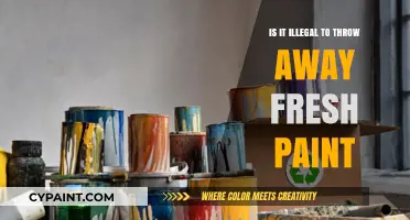 Is Discarding Fresh Paint Illegal? Understanding Disposal Laws and Penalties
