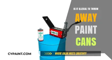 The Legalities of Disposing Paint Cans: A Comprehensive Guide