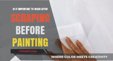 Washing Scraped Surfaces: A Crucial Step Before Painting