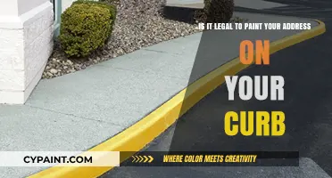 Can You Legally Paint Your Address on the Curb?