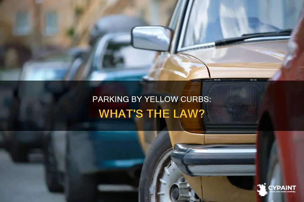 is it legal to park by yellow painted curbs