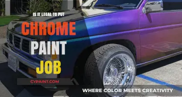 Is Chrome Paint Legal? Understanding the Laws and Regulations