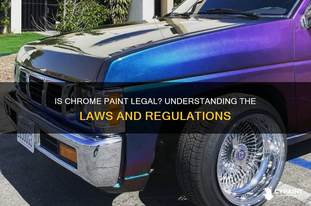 is it legal to put chrome paint job