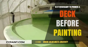 Primer Before Deck Painting: Is It Essential?