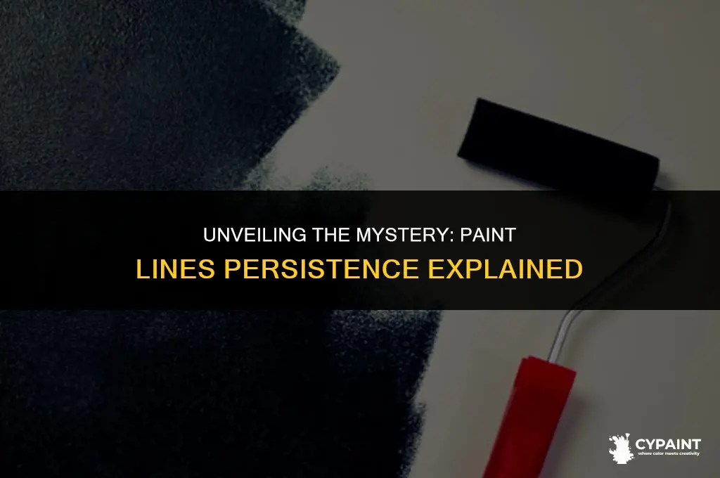 is it normal to see paint lines till it dries