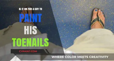 Embracing Color: The Modern Man's Guide to Painted Toenails