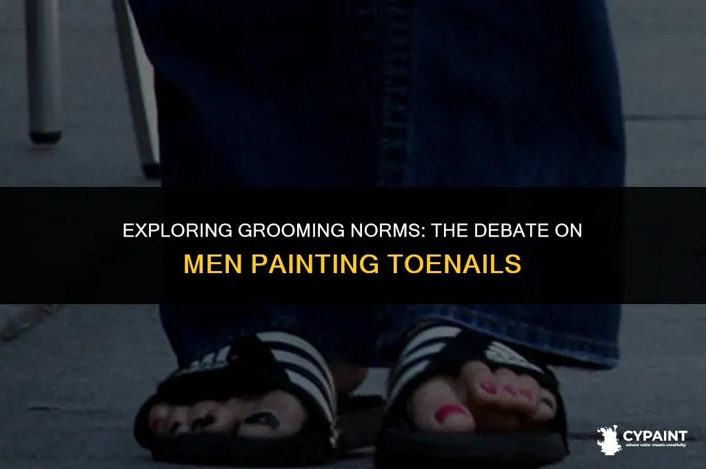 is it ok for guys to paint their toe nales