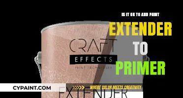 Primer and Paint Extenders: A Good Mix?