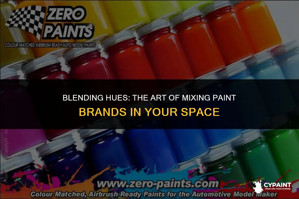 is it ok to mix paint brands in a room
