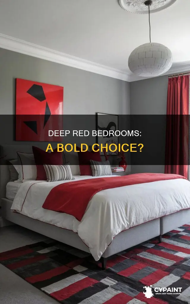 is it ok to paint a bedroom deep red