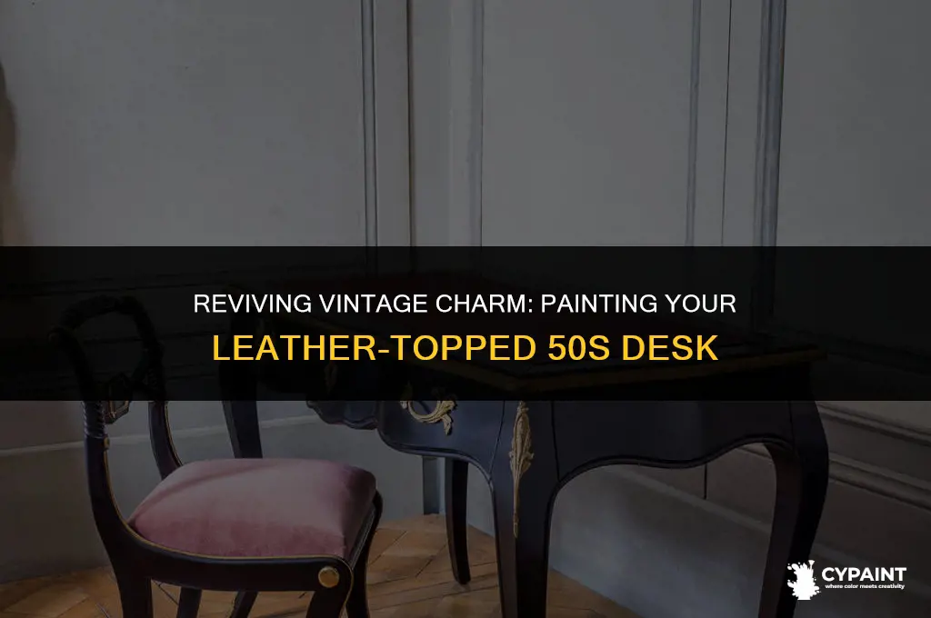 is it ok to paint a leather topped 50