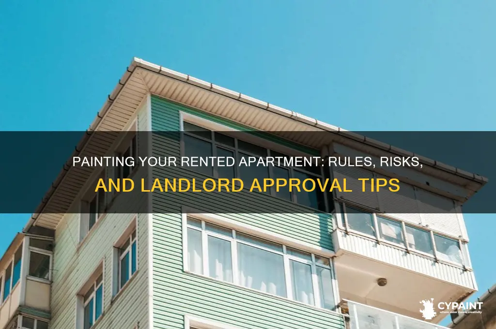 is it ok to paint a rented apartment