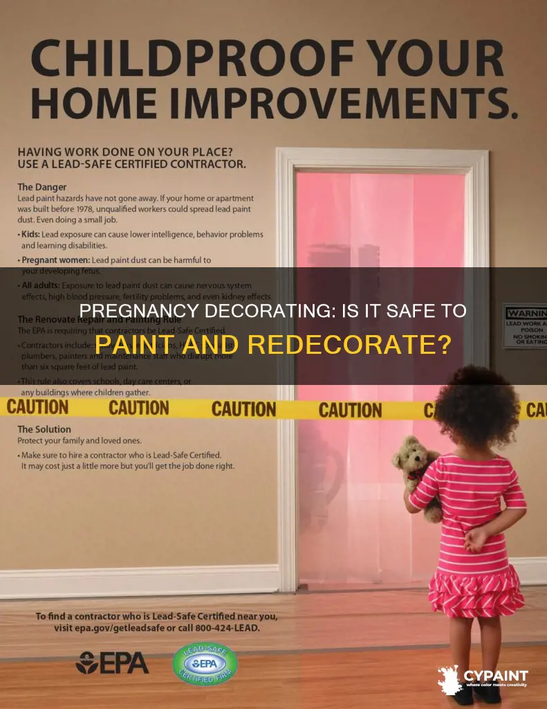 is it ok to paint and decorate when pregnant