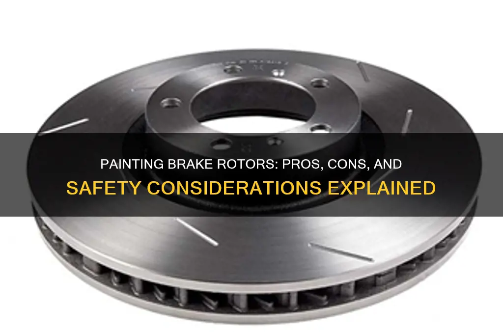 is it ok to paint brake rotors