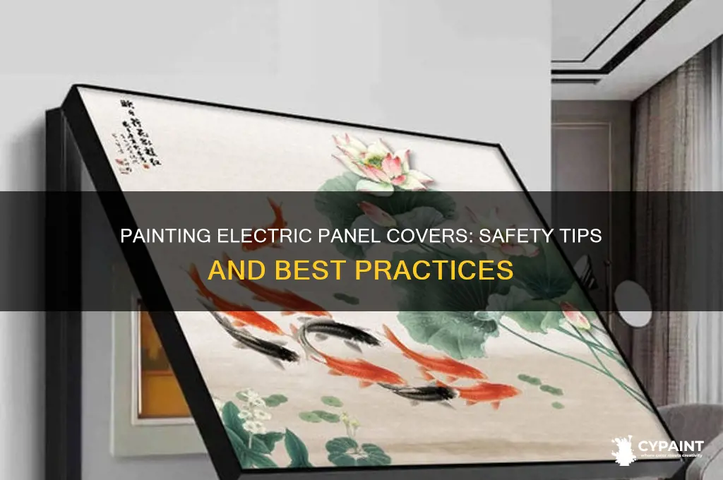 is it ok to paint elecric panel cover