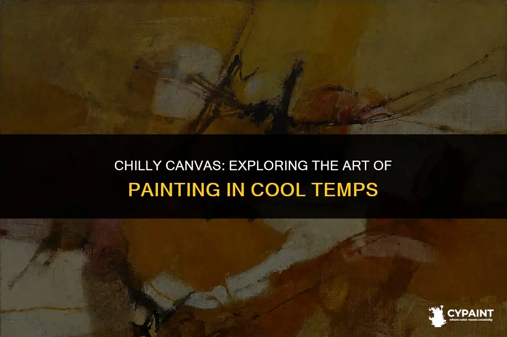 is it ok to paint in temps in the50