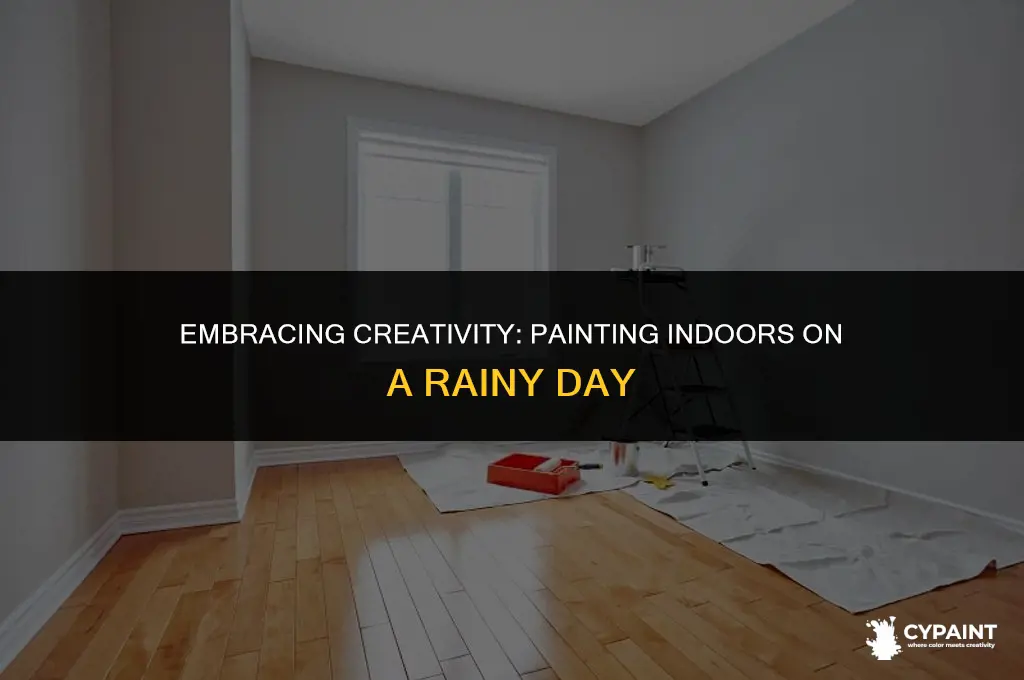 is it ok to paint indoors on a rainy day