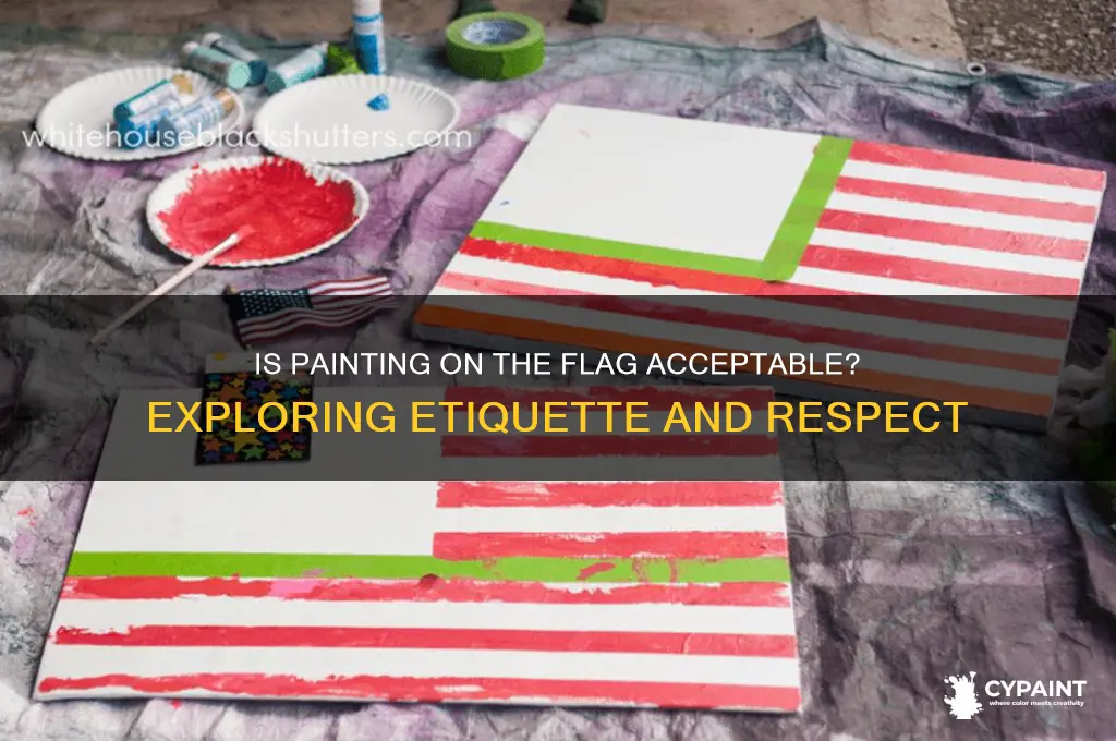 is it ok to paint on the flg