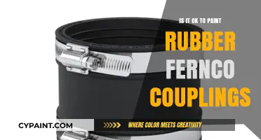 Painting Rubber Fernco Couplings: Best Practices and Potential Risks
