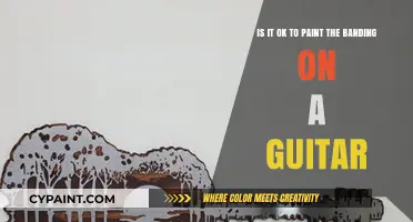 Exploring the Art of Customizing Your Guitar: Painting the Banding