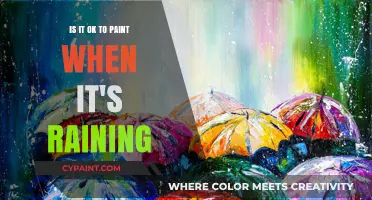 Painting in the Rain: Is It Advisable?