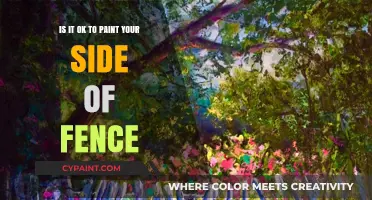 The Fence Dilemma: Painting Your Side, Is It Legal?