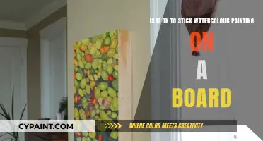Exploring the Pros and Cons of Mounting Watercolor Paintings on Board