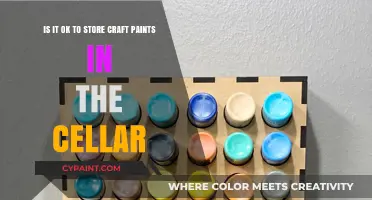 Craft Paint Storage: Is Your Cellar the Right Place?