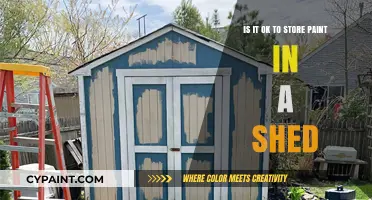 Storing Paint in a Shed: Is It Safe?