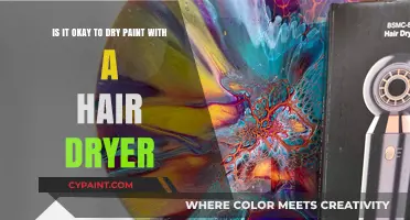Speeding Up Paint Drying: The Hair Dryer Debate