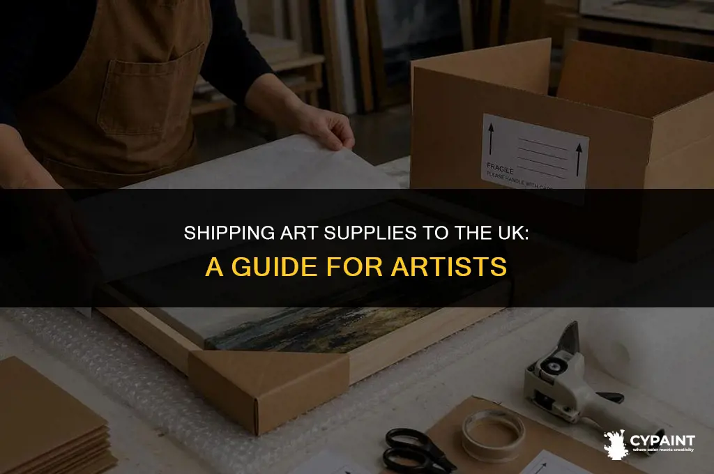 is it okay to mail artists paints to the uk