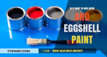 Combining Satin and Eggshell Paint: A Good Idea?