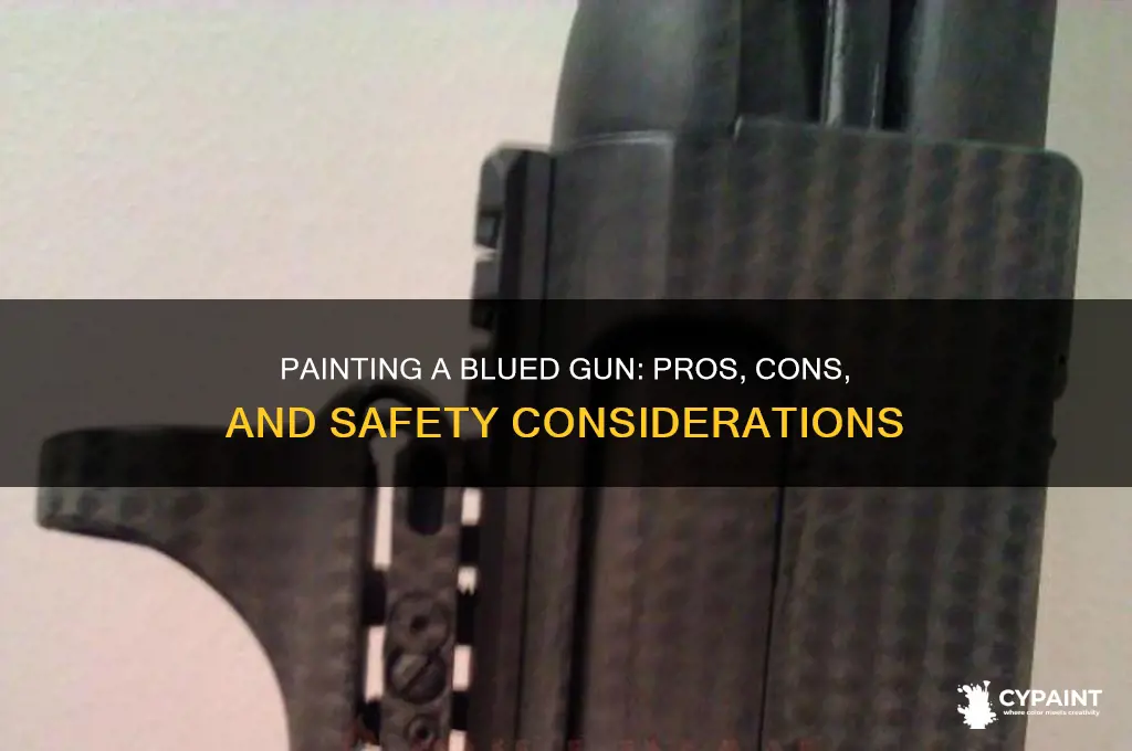 is it okay to paint a blued gun