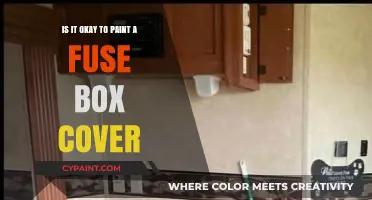 How to Paint a Fuse Box Cover Safely
