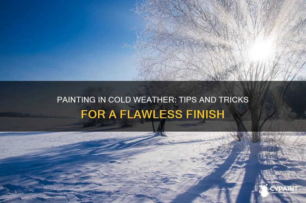 is it okay to paint in cold weather