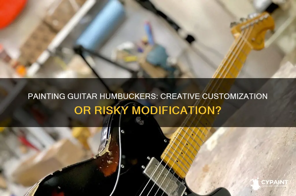 is it okay to paint on guitar humbuckers
