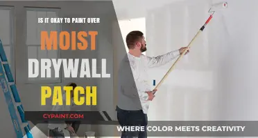 Moist Drywall Patch: Paint or Not?