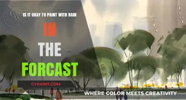 Embracing the Elements: Painting with Rain in the Forecast