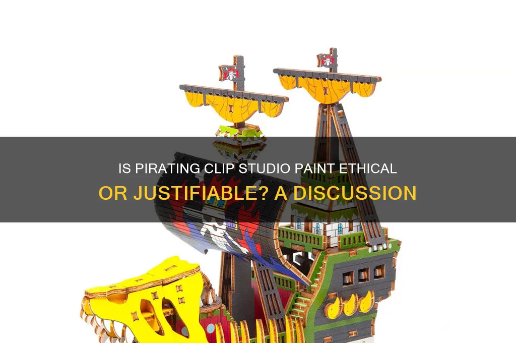 is it okay to pirte clip studip paint