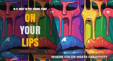 Exploring the Safety of Fabric Paint on Lips: A Comprehensive Guide