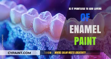 Why Adding Layers of Enamel Paint Is Pointless