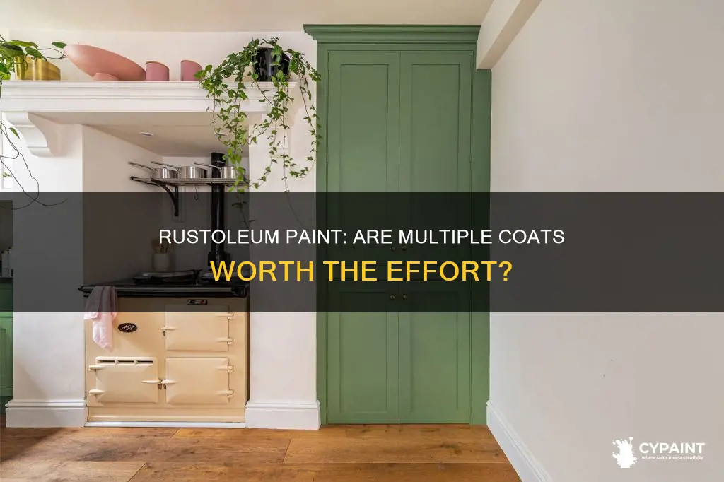 is it pointless to add layers of rustoleum paint