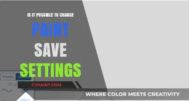 Can You Modify Paint's Save Settings? A Comprehensive Guide