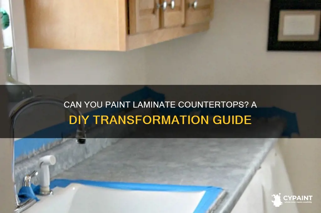 is it possible to paint laminate counter tops