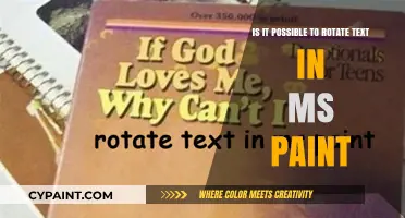 Rotating Text in MS Paint: A Simple Guide